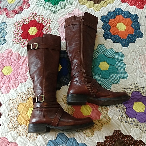 Miz Mooz Shoes - Miz Mooz Kacy Ridding Tall Real Leather Boots 7